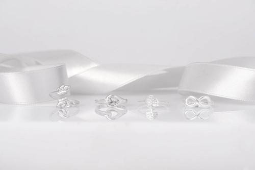 Sterling Silver Plain wholesale rings