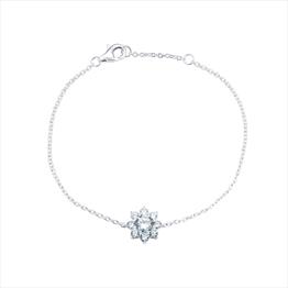 CZ Flower Bracelet