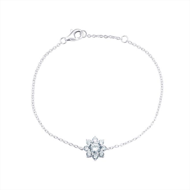 CZ Flower Bracelet