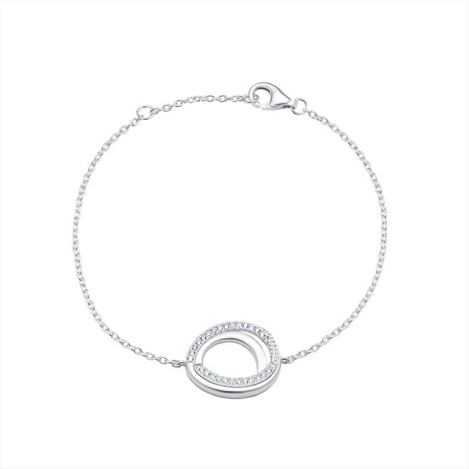 Sterling Silver Cubic Zirconia Bracelet