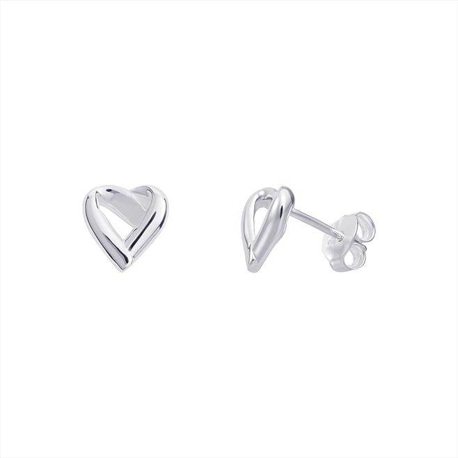 Heart Stud Earrings