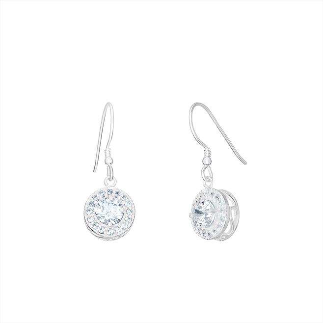 CZ Drop Earrings