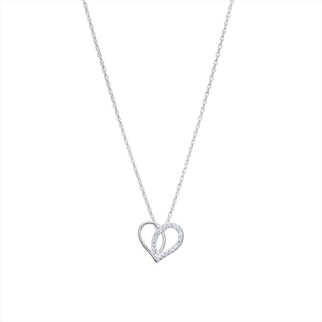 CZ Heart Necklace