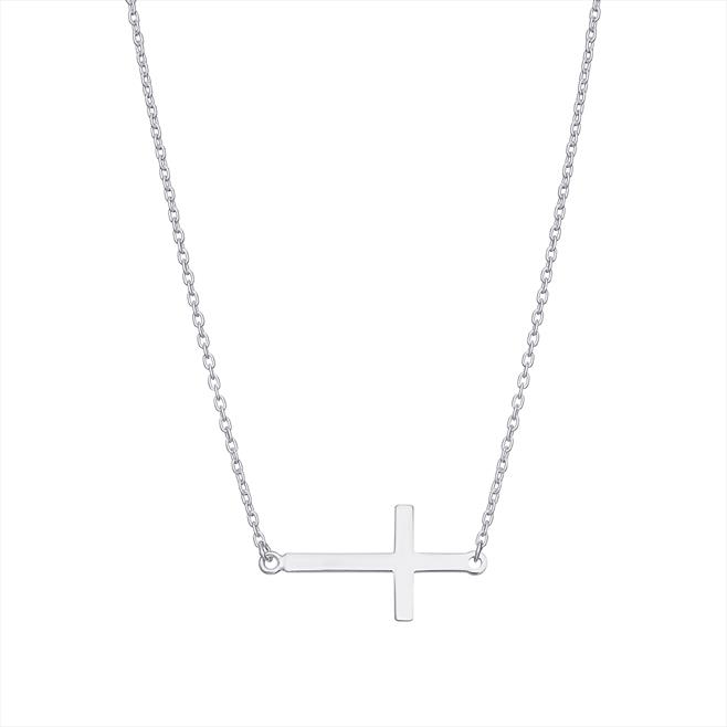 Silver Cross Necklace