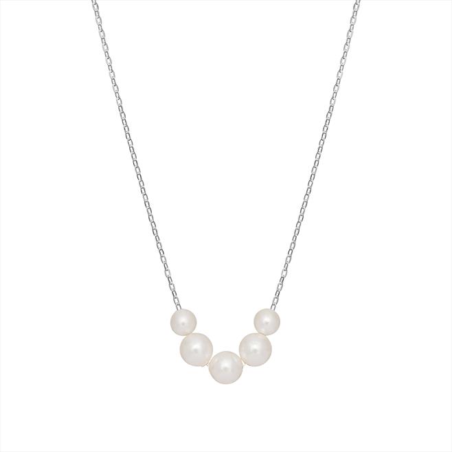 Silver Pearl Necklace