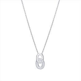 CZ Drop Pendant Necklace