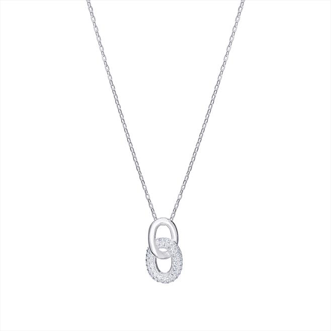 CZ Drop Pendant Necklace
