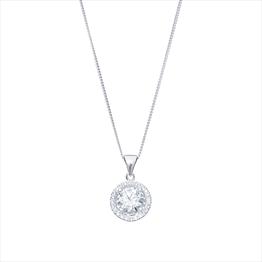 CZ Pendant Necklace