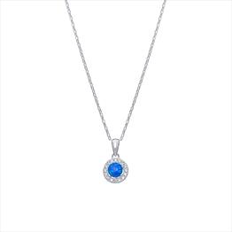 CZ Turquoise Necklace