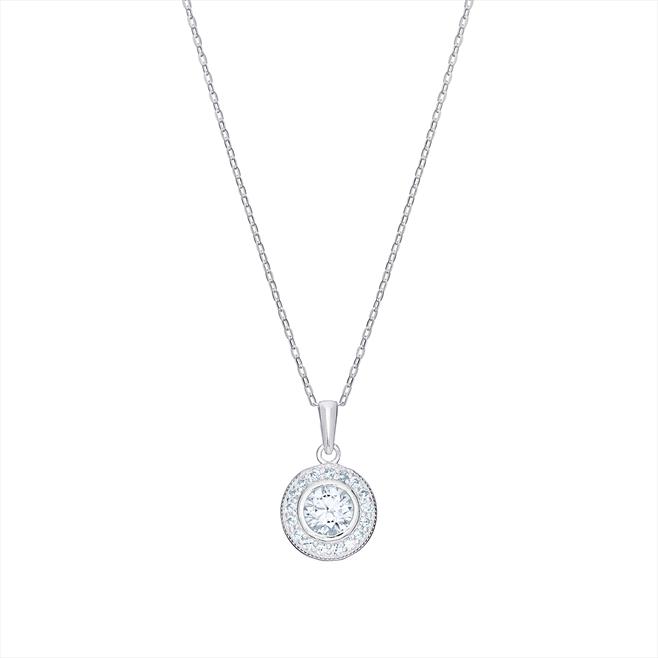 Silver CZ Necklace