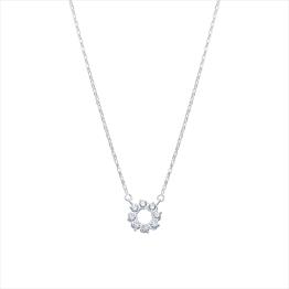 CZ Flower Style Necklace