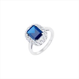 CZ Sapphire Ring