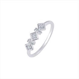 Sterling Silver CZ Ring