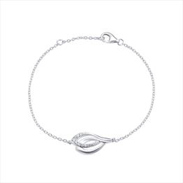 Sterling Silver CZ Bracelet