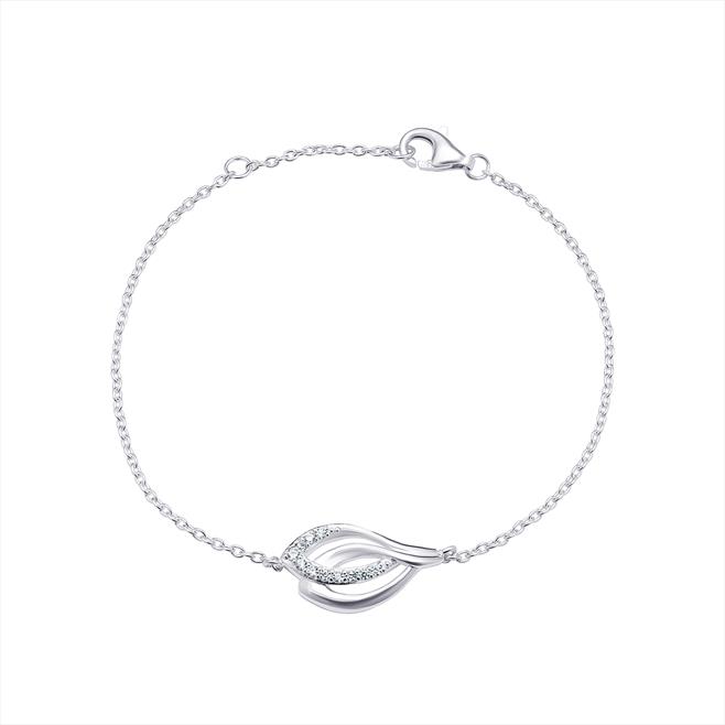 Sterling Silver CZ Bracelet