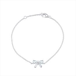 CZ Bow Bracelet