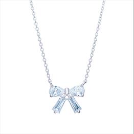 CZ Bow Necklace