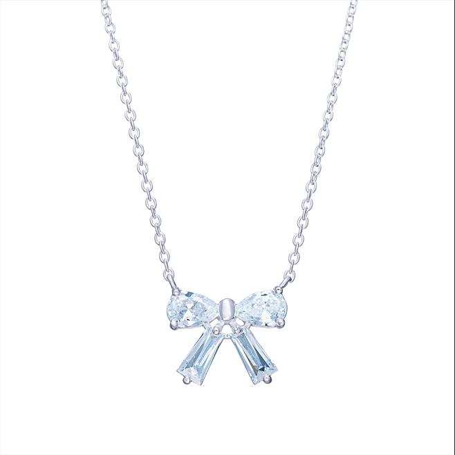 CZ Bow Necklace