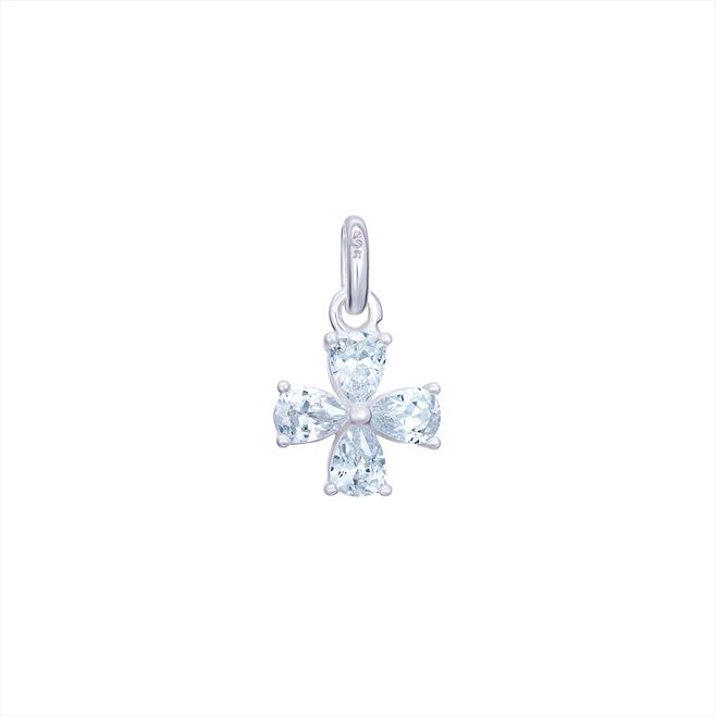 Cubic Zirconia Cross Pendant