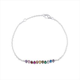 CZ Multi Coloured Bracelet