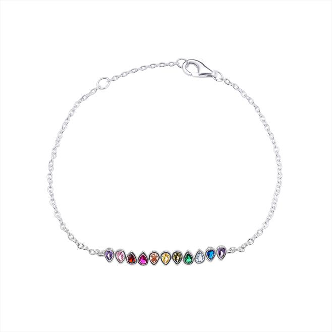 CZ Multi Coloured Bracelet