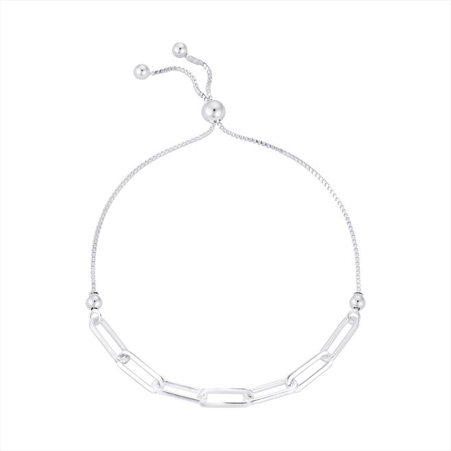 Silver Box Style Bracelet