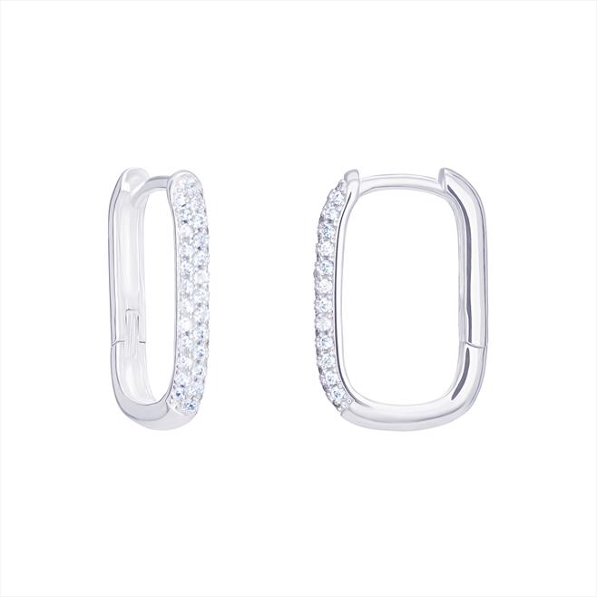 CZ Hoop Earrings