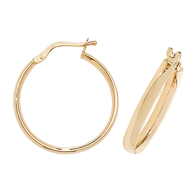 9ct 20mm Gold Hoops