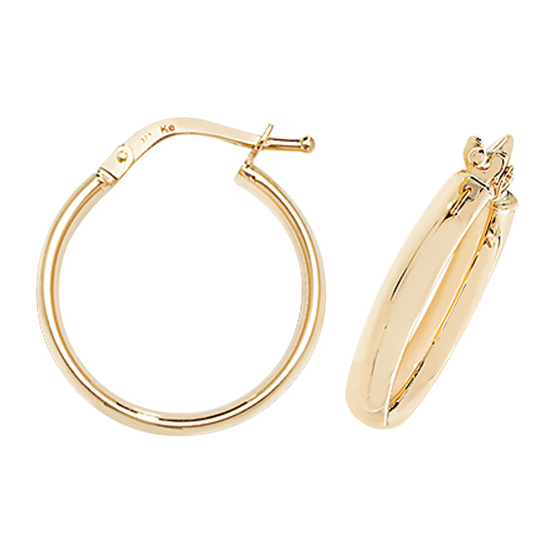9ct 18.7mm Gold Hoops