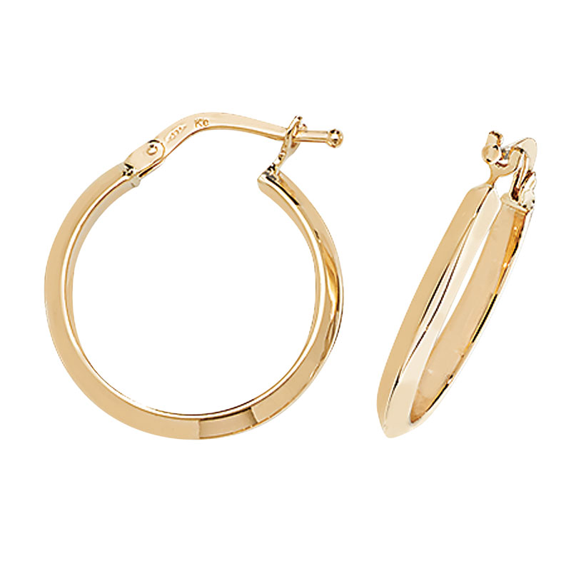 9ct 19.7mm Gold Hoops