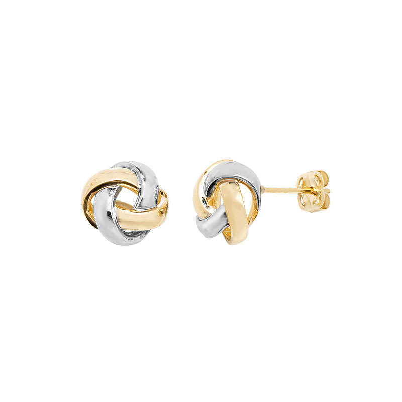 Two Tone Knot Studs