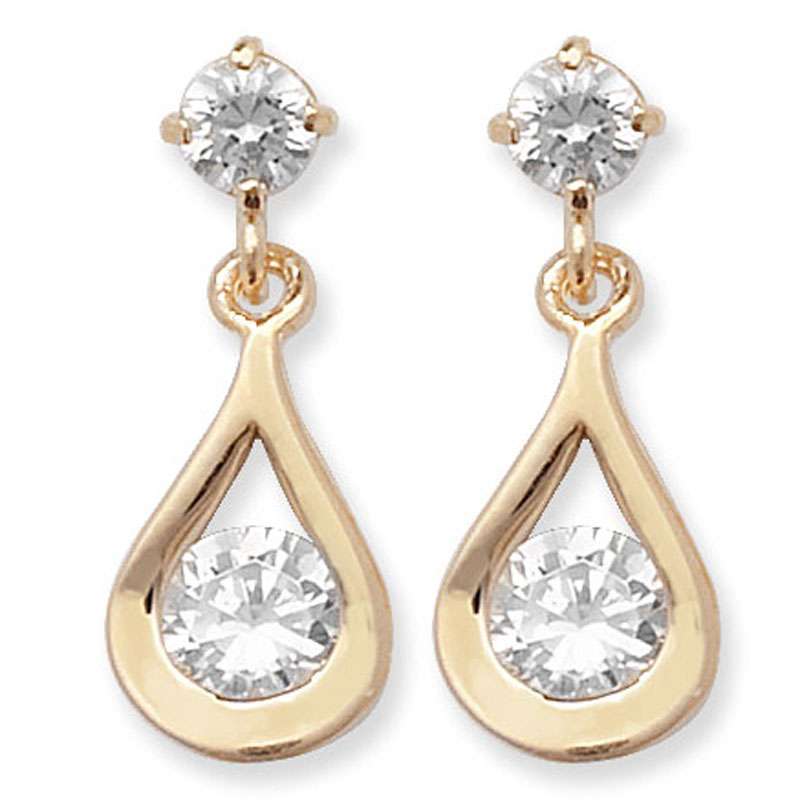 9ct Gold Small Drop Earrings