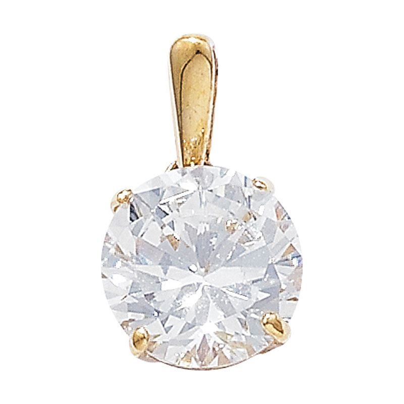 9ct 8mm Round Basket Pendant