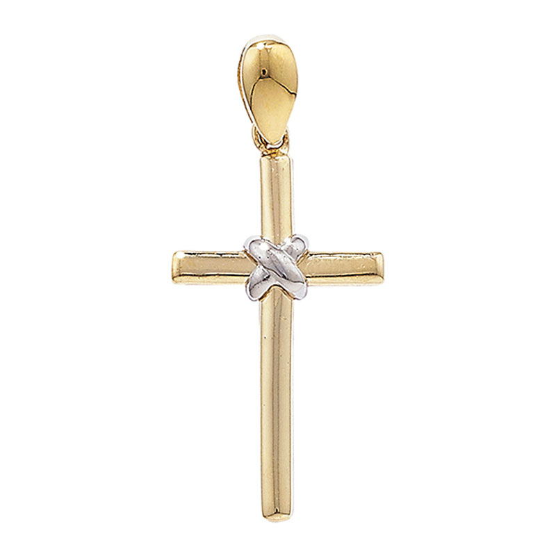 9ct Plain Gold Cross