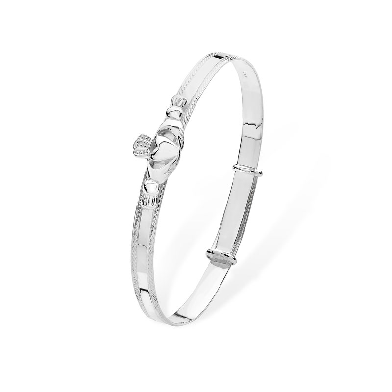 Kids Claddagh Bangle Set