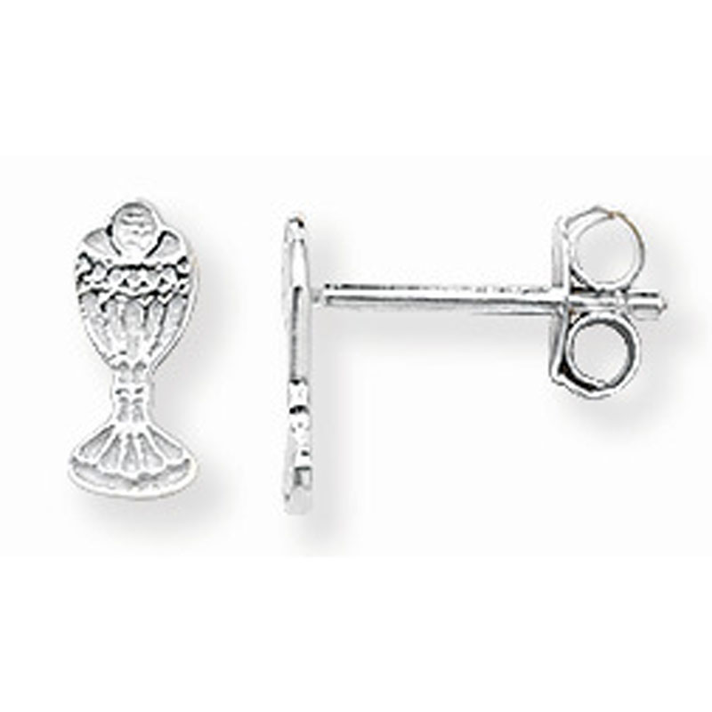 Sterling Silver Host Earring Set