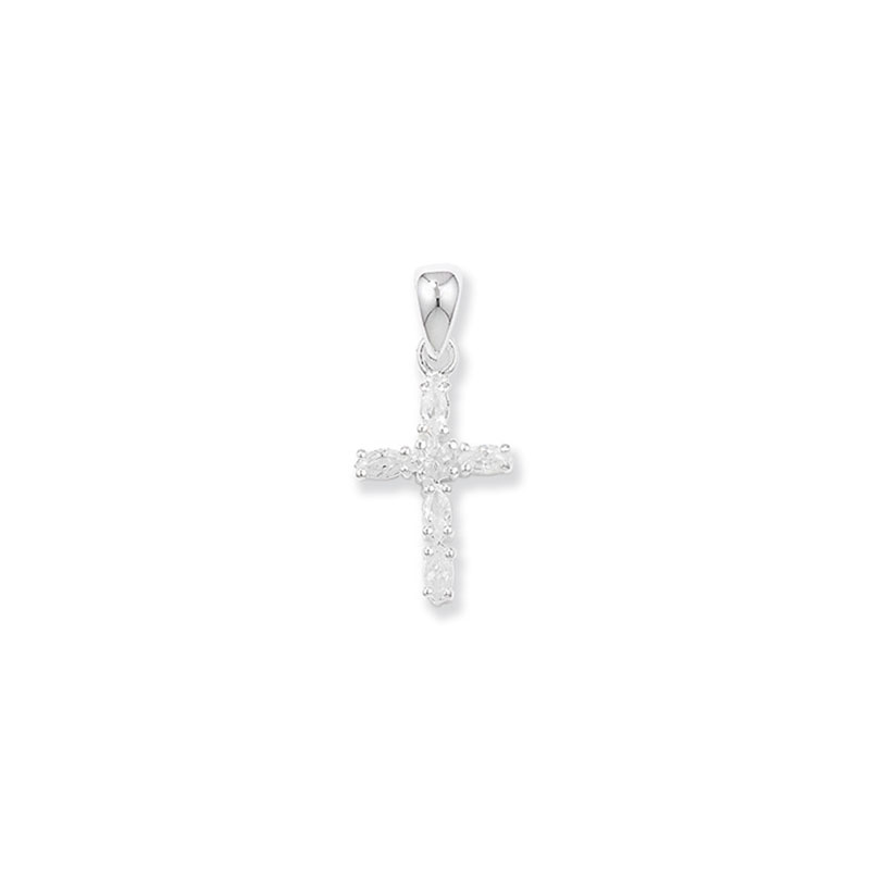 Cubic Zirconia Cross Set