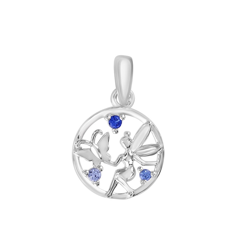 Cubic Zirconia Fairy Pendant Set