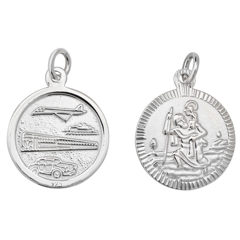 Small St Christopher Pendant Set