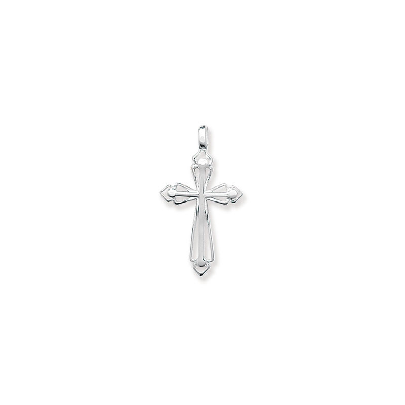 Silver Cross Pendant Set