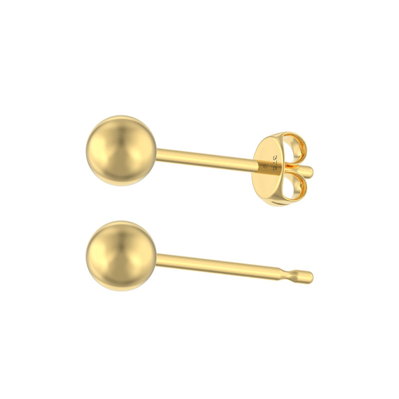 9ct 5mm Ball Stud Earring