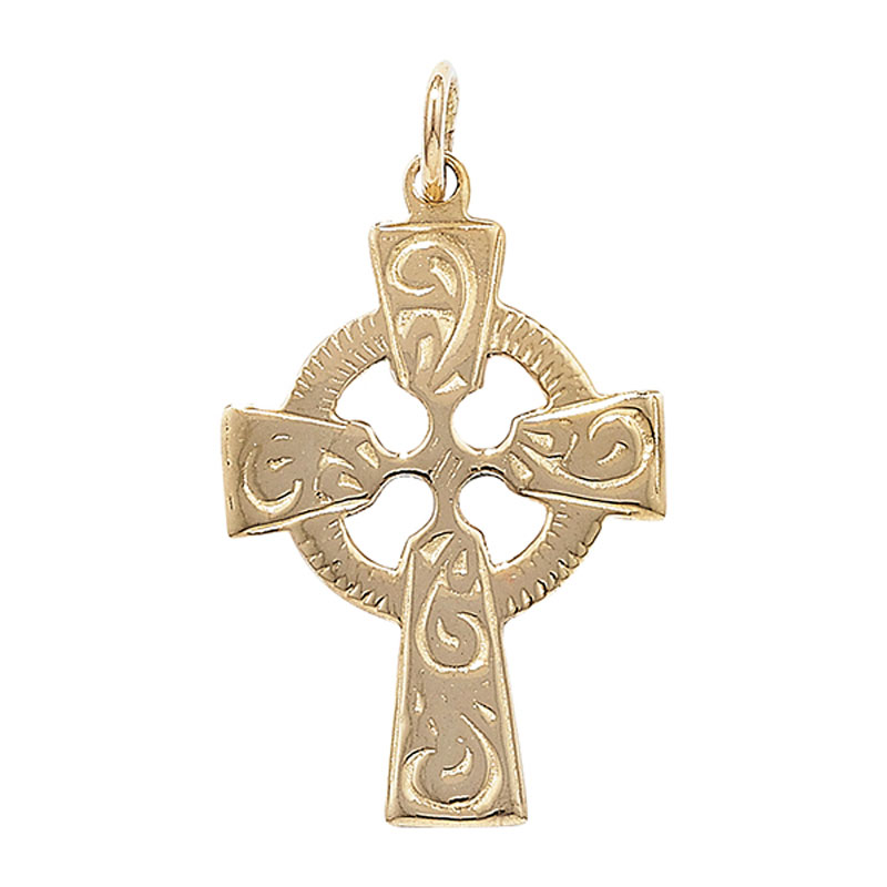 9ct Gold Medium Celtic Cross