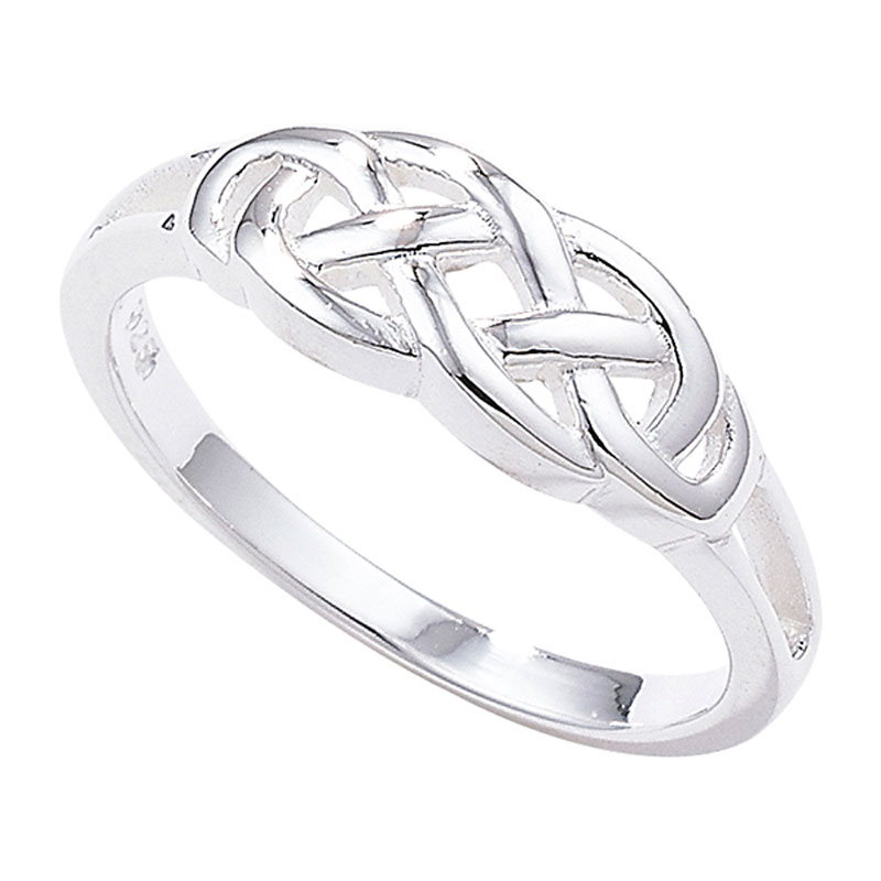 Silver Ring with Celtic Detail