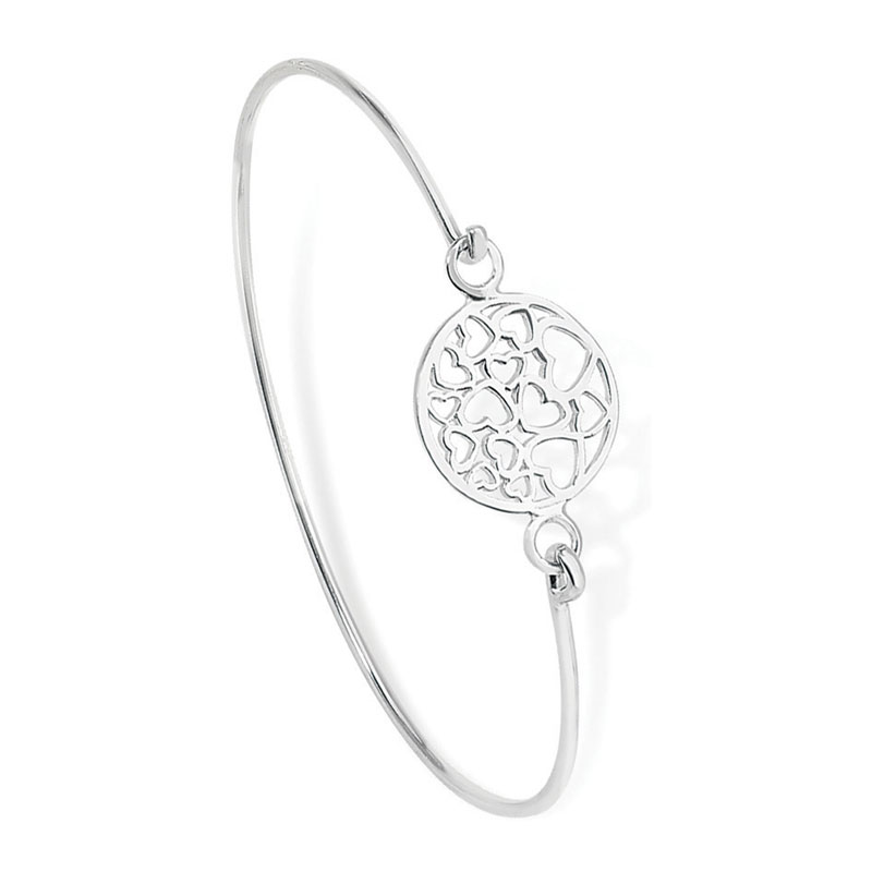 Silver Tree of Life Bangle