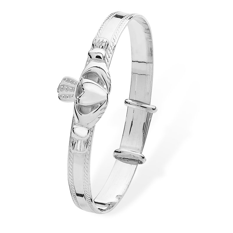 Baby Claddagh Bangle