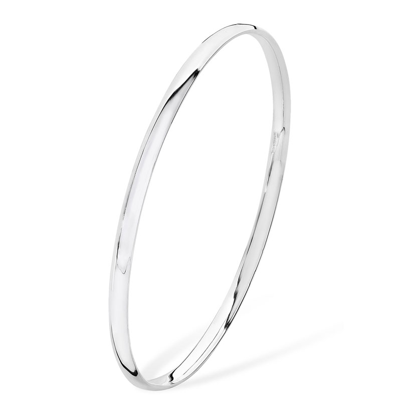 Silver Polished Bangle