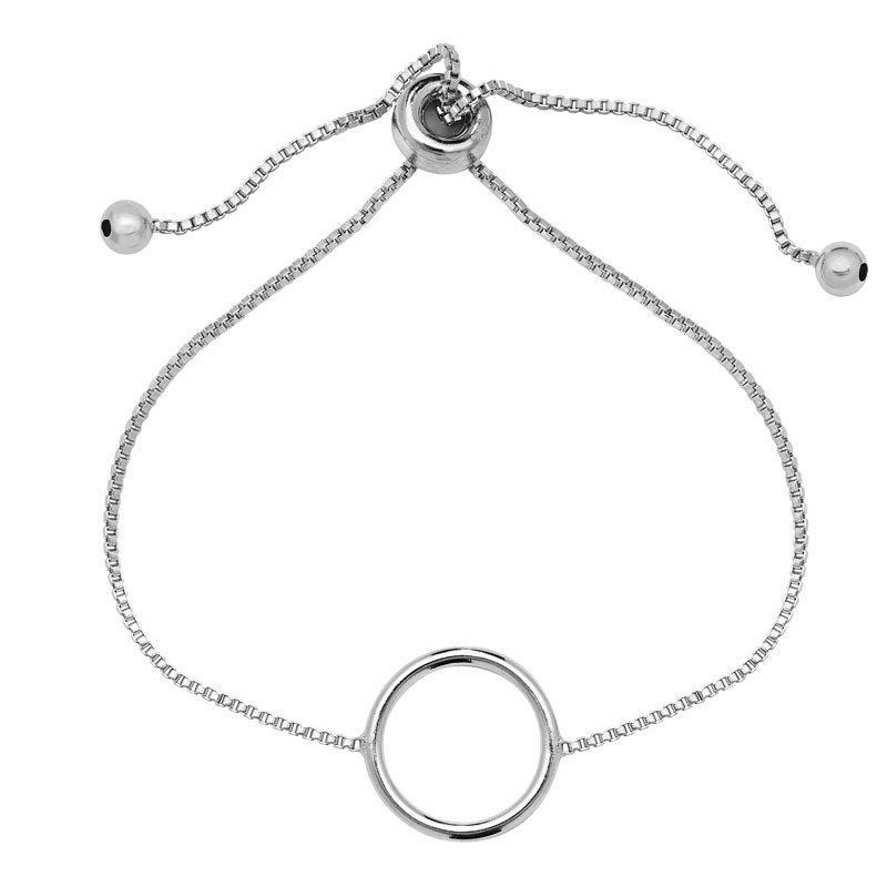 Adjustable Plain Circle Bracelet