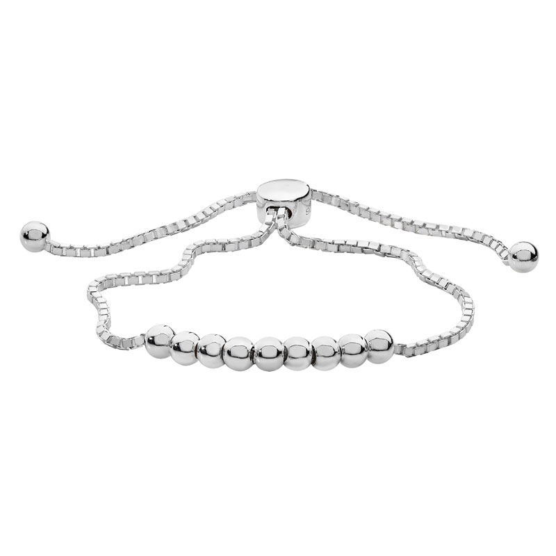 Silver Ball Detail Bracelet