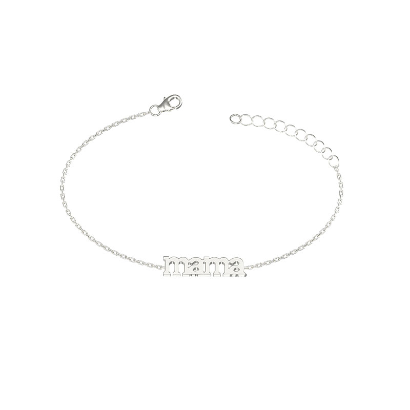 Silver Mama Bracelet