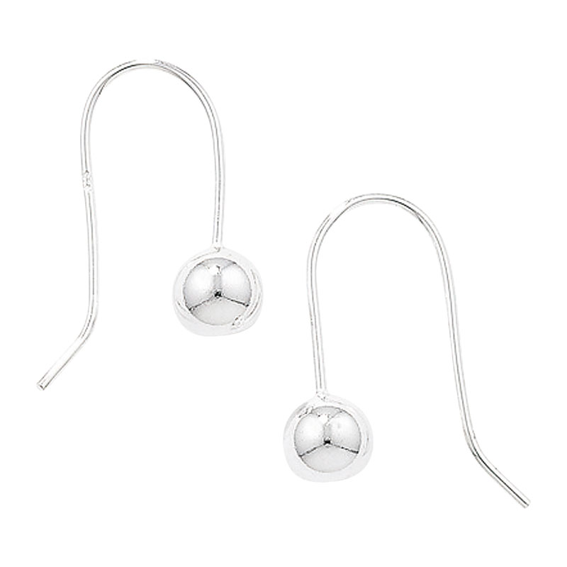 6mm Drop Ball Earrings